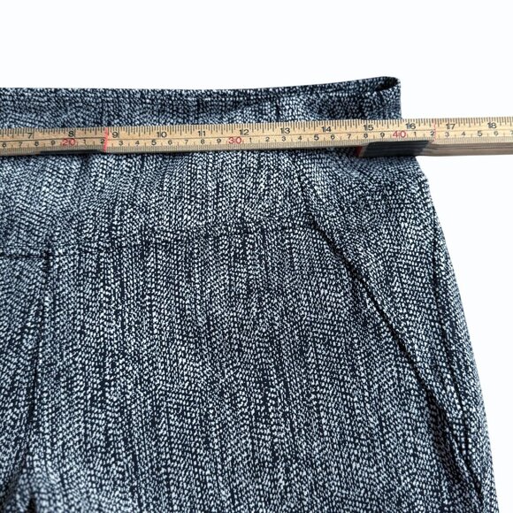 Athleta Delancey Herringbone Tights Womens L Navy High Waist Trouser Corpcore - Picture 7 of 11